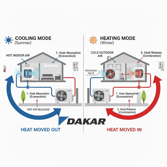 Air-to-air heat pumps, also known as air conditioners
